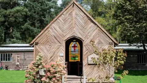 A small rural church building 