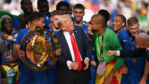United States president Donald Trump at Club World Cup final