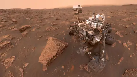 NASA Curiosity rover on Mars