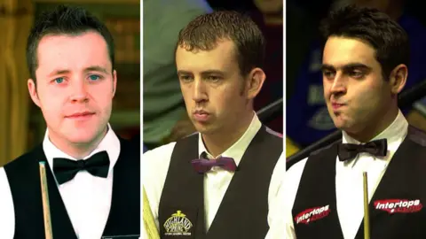 John Higgins, Mark Williams and Ronnie O'Sullivan