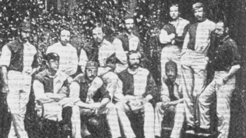 Oxford University's F.A. Cup winning side of 1874.