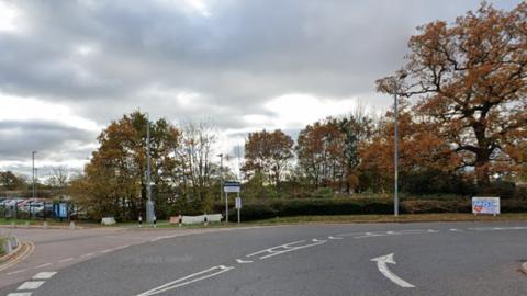 Site of proposed car park and school
