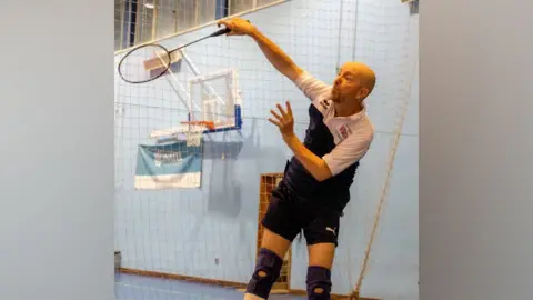 Andy Taylor Andy Taylor playing Badminton