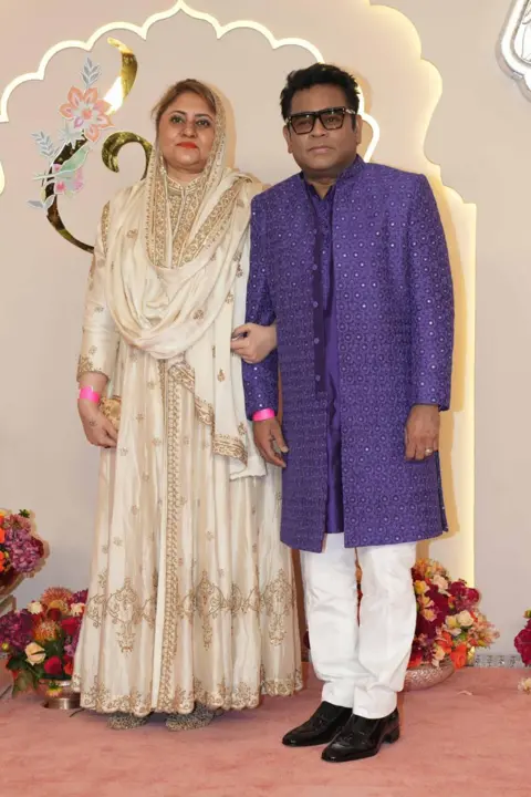 Reliance  A.R. Rahman and his wife