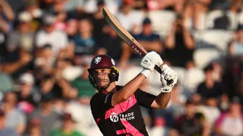Lewis Gregory batting