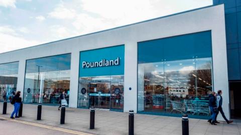A Poundland shop 
