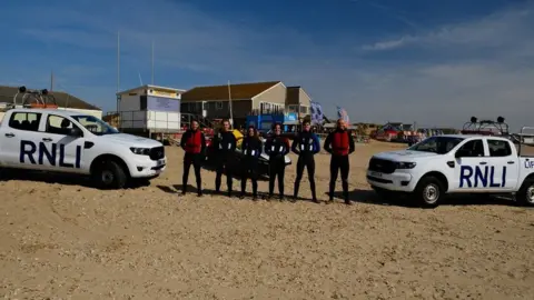 RNLI Lifeguards on Camber Sands