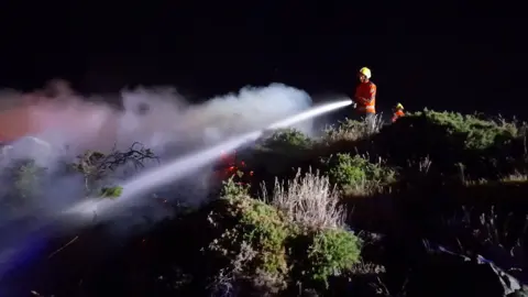 Jersey Fire & Rescue Service fire in Jersey