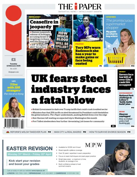  UK fears steel industry faces a fatal blow