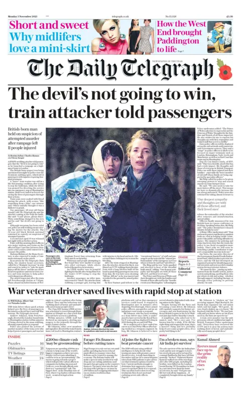  "The devil's not going to win, train attacker told passengers". 
