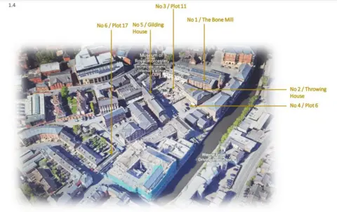Principle Design Six sites have been earmarked for development 