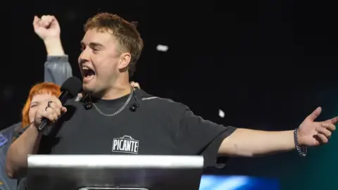 PA Media Sam Fender wins the Mercury Prize