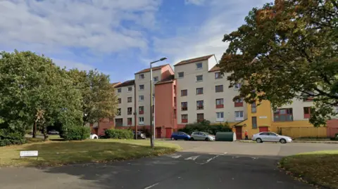 A general view of Clovenstone Gardens in Edinburgh.