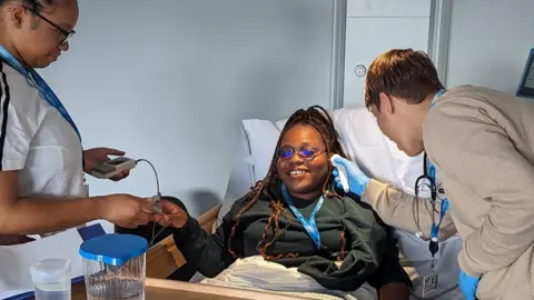 USP College Students in USP College's new building