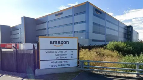 Google Amazon distribution centre at Tilbury