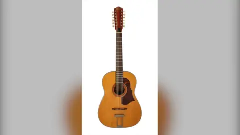 Julien's Auctions John Lennon's Framus 12-string acoustic guitar