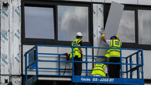 PA Media Cladding being removed from building in 2017