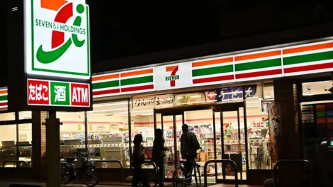 AFP 7 Eleven store in Japan