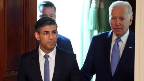 Getty Images Rishi Sunak and Joe Biden