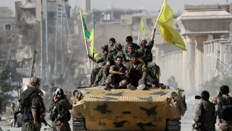 Reuters Syrian Democratic Forces after Raqqa was liberated from the Islamic State militants
