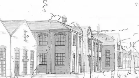 Handout Artist's impression of development