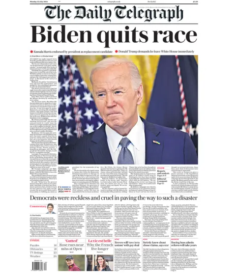  "Biden quits race". 