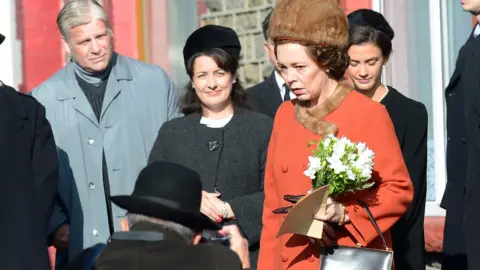 Wales news service Olivia Coleman as the Queen