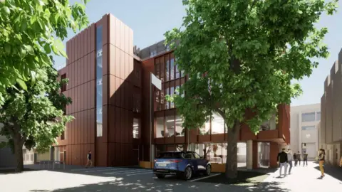 A computer generated image of how Speedwell House could look once work is completed.