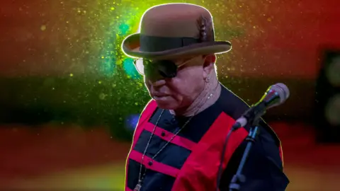 Getty Images Salif Keita gives concert at Turkiyeâs Presidential Symphony Orchestra (CSO) Ada Ankara venue in Ankara, Türkiye - 3 June 2022