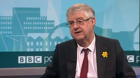 BBC Mark Drakeford is worried about the effect on Wales' economy