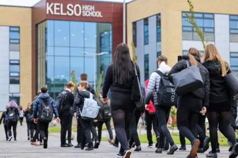 Getty Images Students return at Kelso High