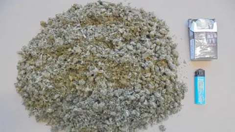 Heddlu Dyfed-Powys Cannabis and cocaine was found at the Leyson residence