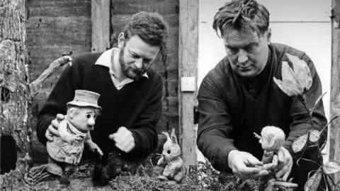 Peter Firmin and Oliver Postgate's Pogles' Wood was part of the BBC's 'Watch with Mother' series from 1965