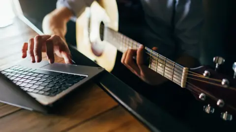 Getty Images music teaching by computer