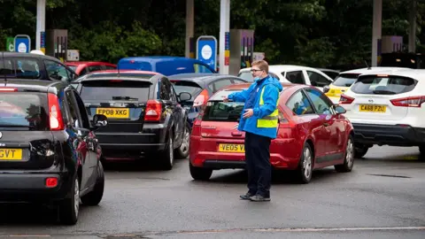 Getty Images petrol forecourt in Cardiff