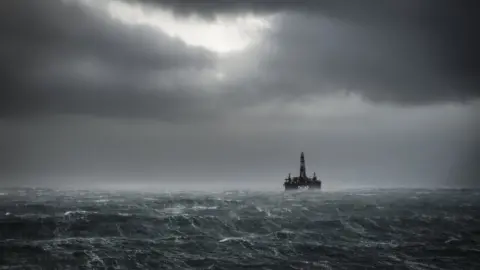 Getty Images North Sea installation