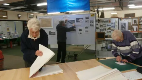 Southend Museums Service Volunteers at Mersea Island