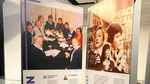 women of the goood friday agreement in derry exhibition