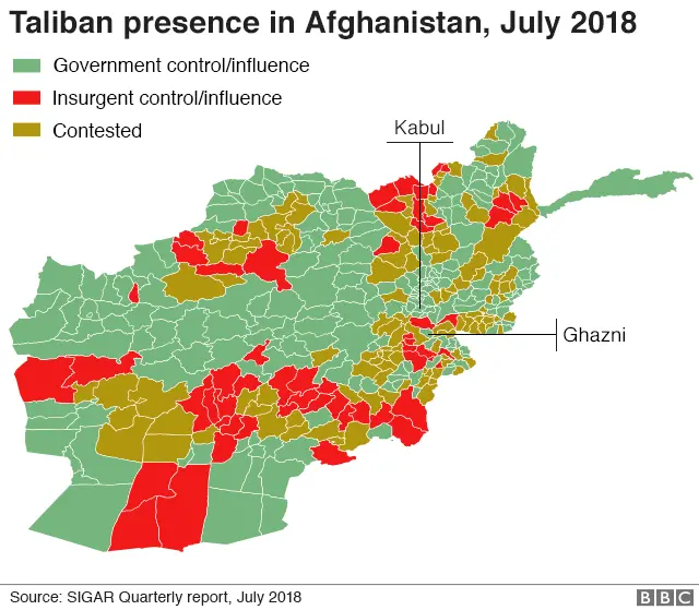 Afghanistan map