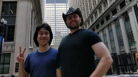 Facebook / Amos Yee Picture of Amos Yee in Chicago on 26 September 2017