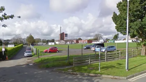 Google A parking area at Noble's Park