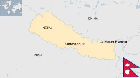 Map of Nepal