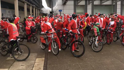 Cycling Citizens MK Cycling Santa's in Milton Keynes