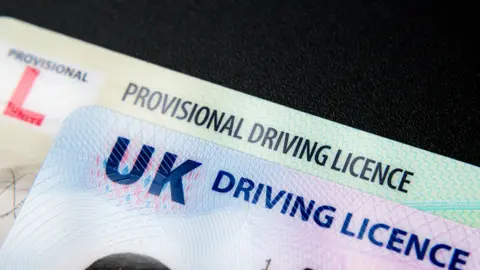 Getty Images An representation  of a UK driving licence