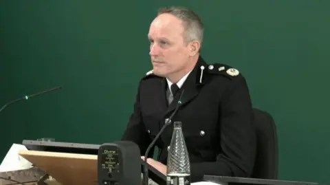 The Nottingham Inquiry Temporary Deputy Chief Constable Rob Griffin at the Nottingham Inquiry