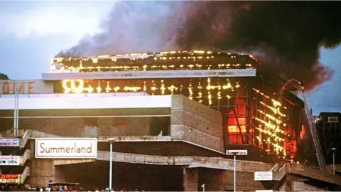 Adrian Ashurst Summerland on fire