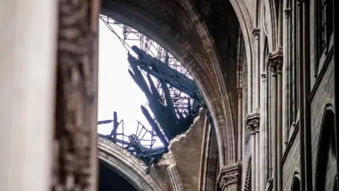 Reuters Pictures of Notre Dame after a devastating fire in April 2019