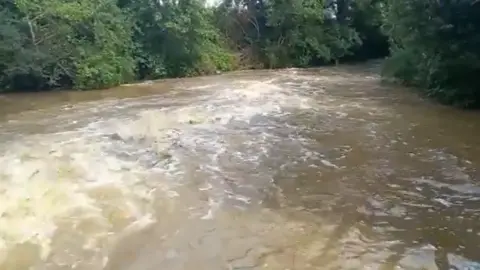 Eddie Mitchell Fast moving water near Lindfield