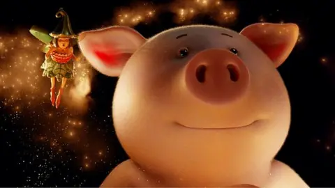 M&S/PA Wire M&S's Percy Pig character fronted its Christmas campaign