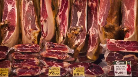 Getty Images A Spanish butchers